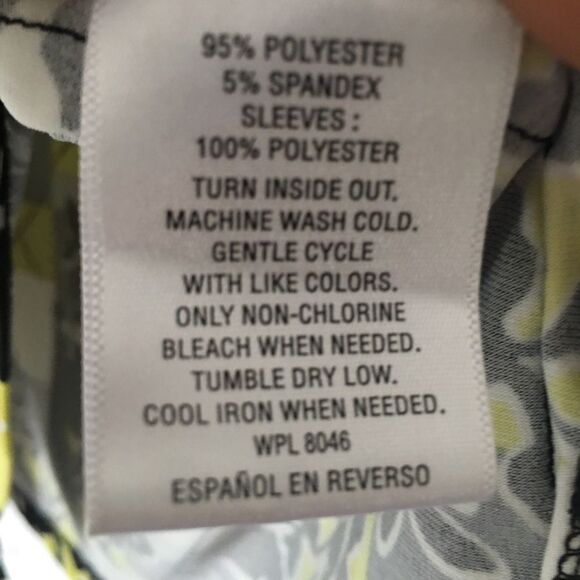 JM Collection Lightweight Sheer Sleeved Blouse: Size M - Picture 8 of 8